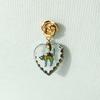 Lovuee Rose Cat Crystal Earrings