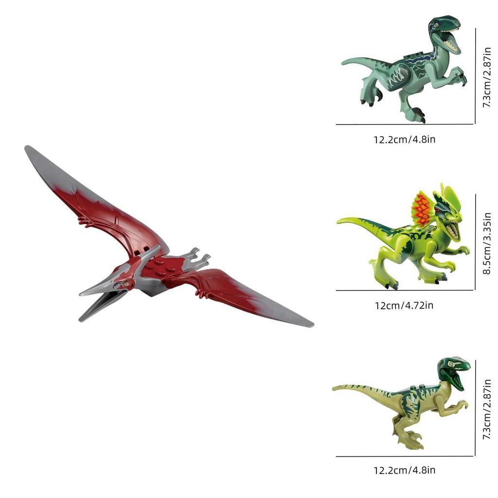 77001 DIY Dinosaurier-Montage Tyrannosaurus Rex Kleine Bausteine Spielzeugset für Jungen