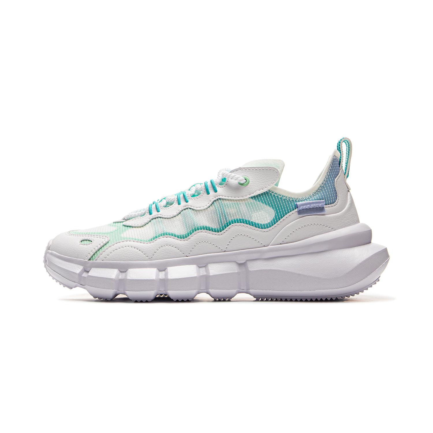 

Li Ning Wade Essence Удобные Универсальные Нескользящие Износостойкие Низкие Баскетбольные Кроссовки Мужские кроссовки Белый Зеленый ABCV025-5 39⅔