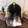 2025 Stylish Springsummer Beaded Faux Silk Sun Protection Shawl Scarf