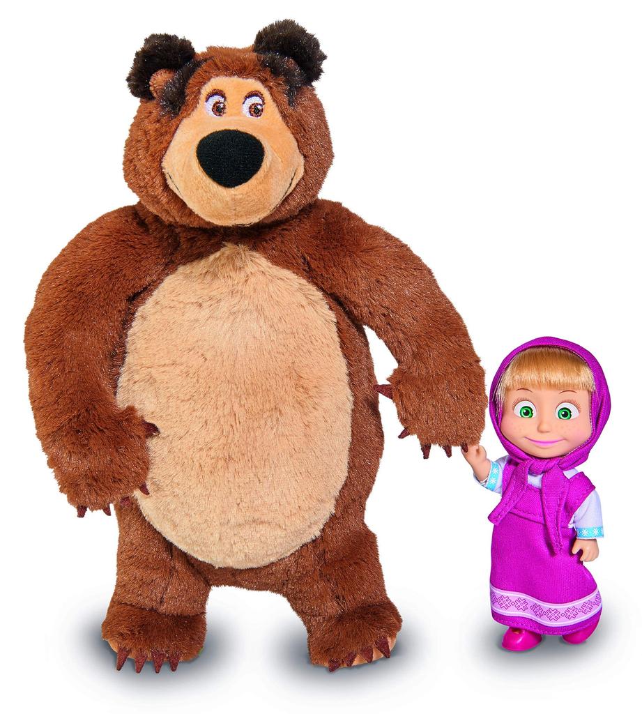 Witthart Masha and the Bear Doll Set Masha and the Bear 9.8 Inches