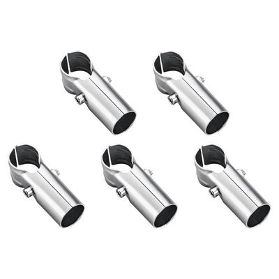 5 pièces Raccords de Tuyaux en Acier Inoxydable Inoxydables pour Étagères à Séchage Connecteurs de Tubes
