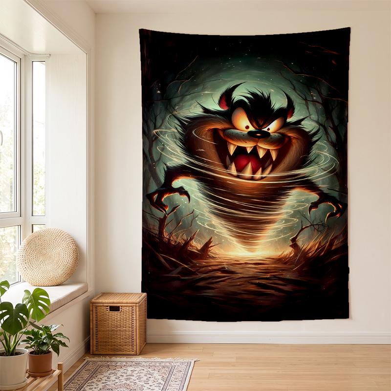 taz (5) Wall Tapestry Stylish Wall Hanging for Bedroom Living Room Dorm Nice Present for Family and Friends