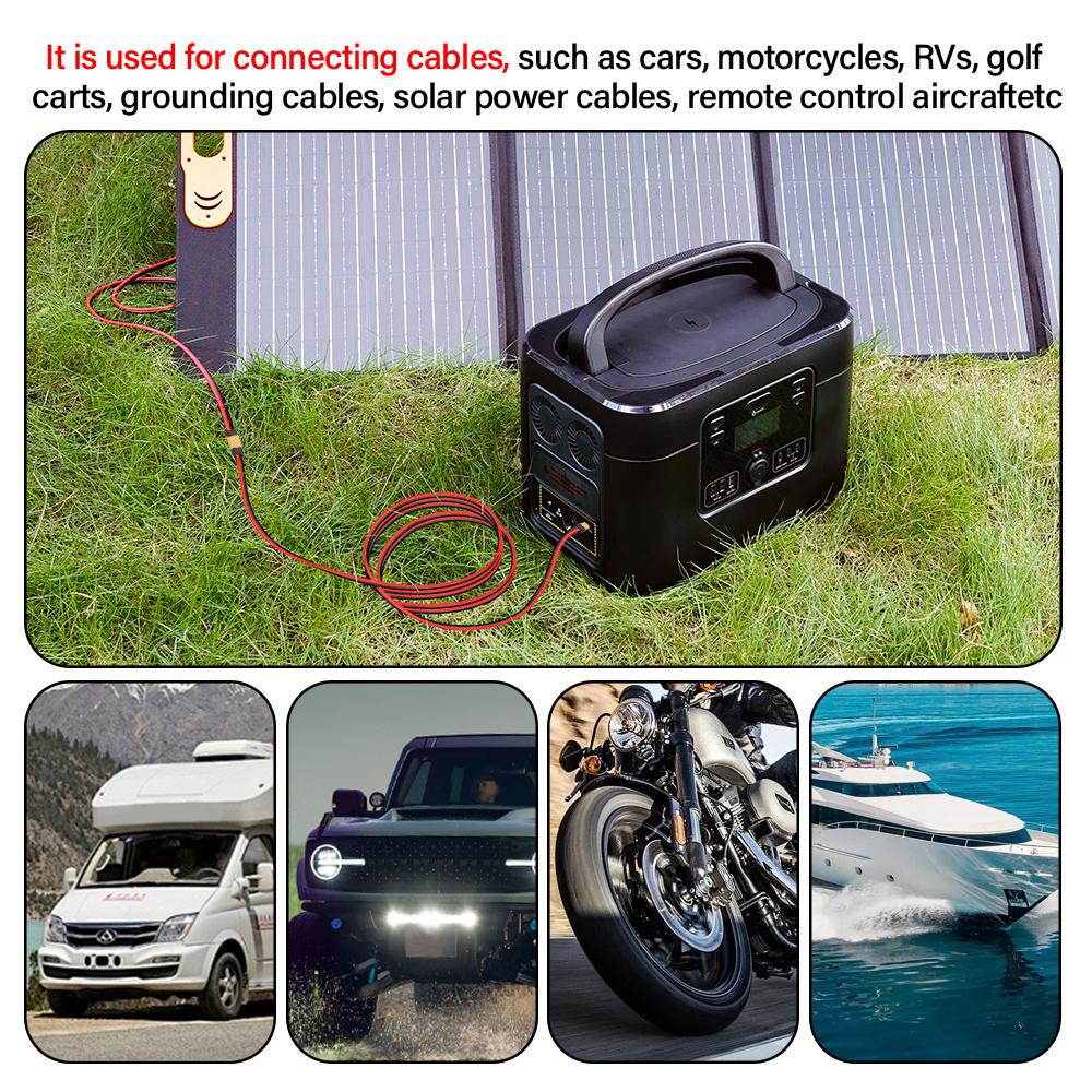 12AWG XT60 Samec Turn samice Domácí Energie akumulační baterie Solární panel Dobíjecí baterie Kabel konektoru 6M Vhodné pro RV auta