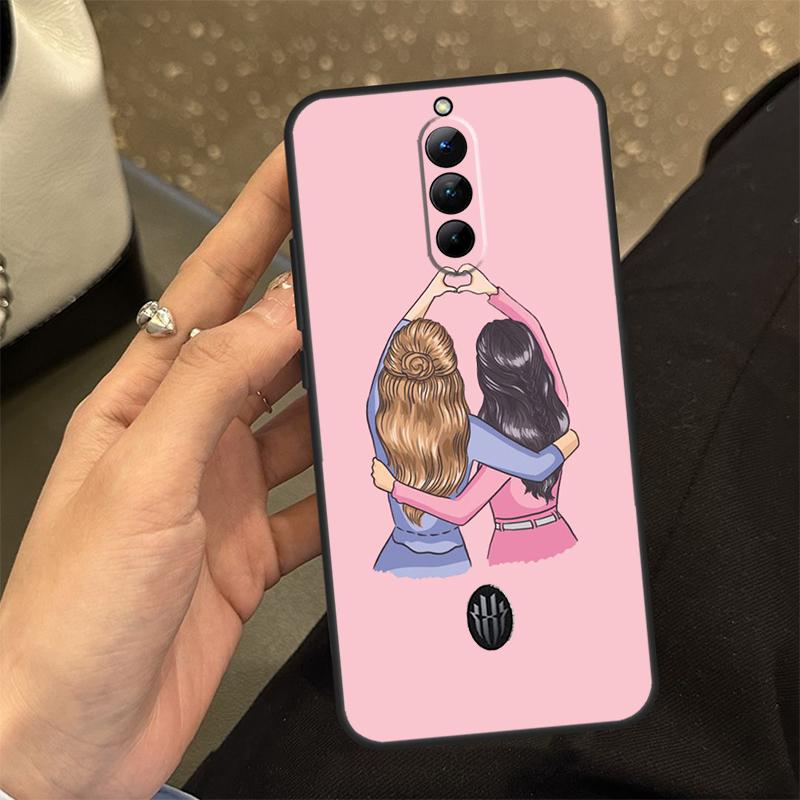 Beste Freunde BFF Passendes Case Für ZTE Nubia Red Magic 10 9 8 8S 9S 10S Pro Plus 6 7 6S 7S Pro RedMagic 10 Air Hülle