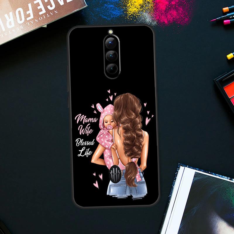 Piękne etui dla matki i córki dla ZTE Nubia Red Magic 9 Pro Plus RedMagic 8 8S Pro Plus 6 7 6S 7S Pro 5S 6R 5G