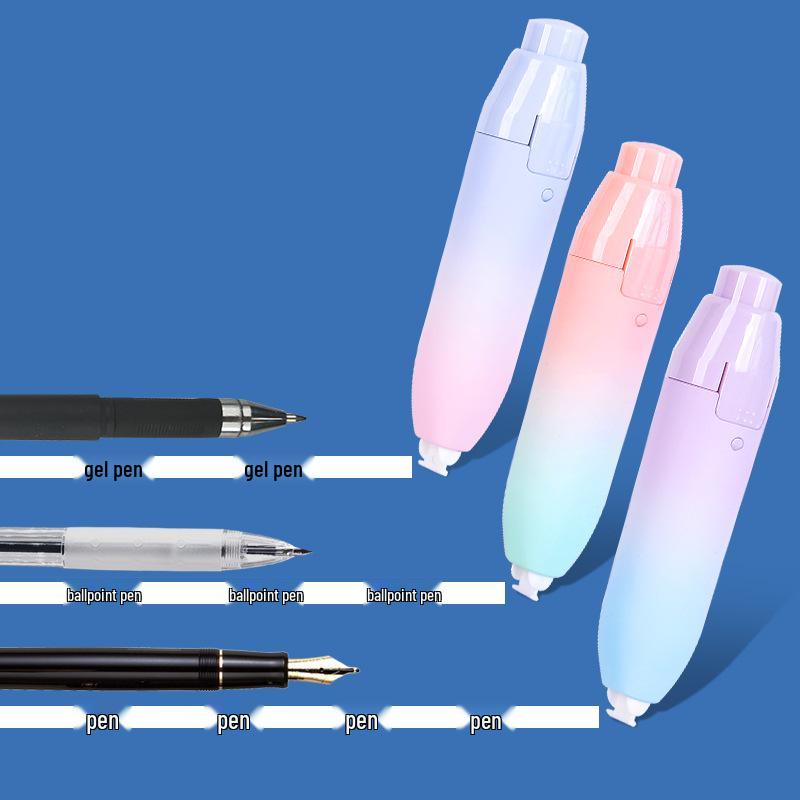 Dreamy Gradient Large Capacity Push-Button Correction Tape - Student Eraser Tape 