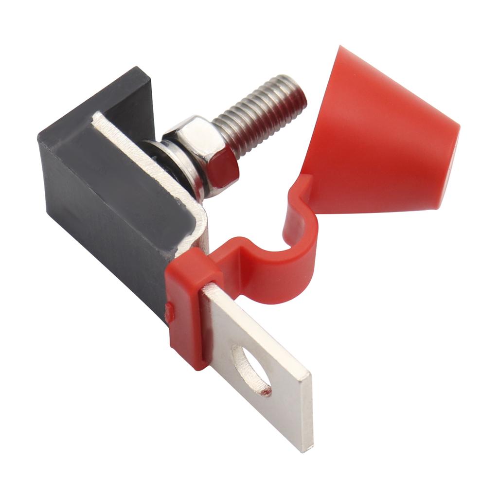 Terminal Fuse Block with Cover Single Stud M8 (5/16inch) Withstand Current Range 30A-300A