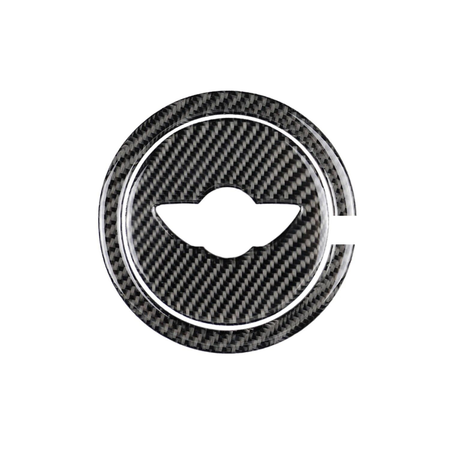 

Наклейки на руль для Mini Cooper Аксессуары R55 R56 R Series 3D Carbon Fibre Car Interior Solid Color