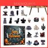 Halloween Ghost Skeleton Pumpkin Resin Desk Calendar Countdown Party Decor For Home Office