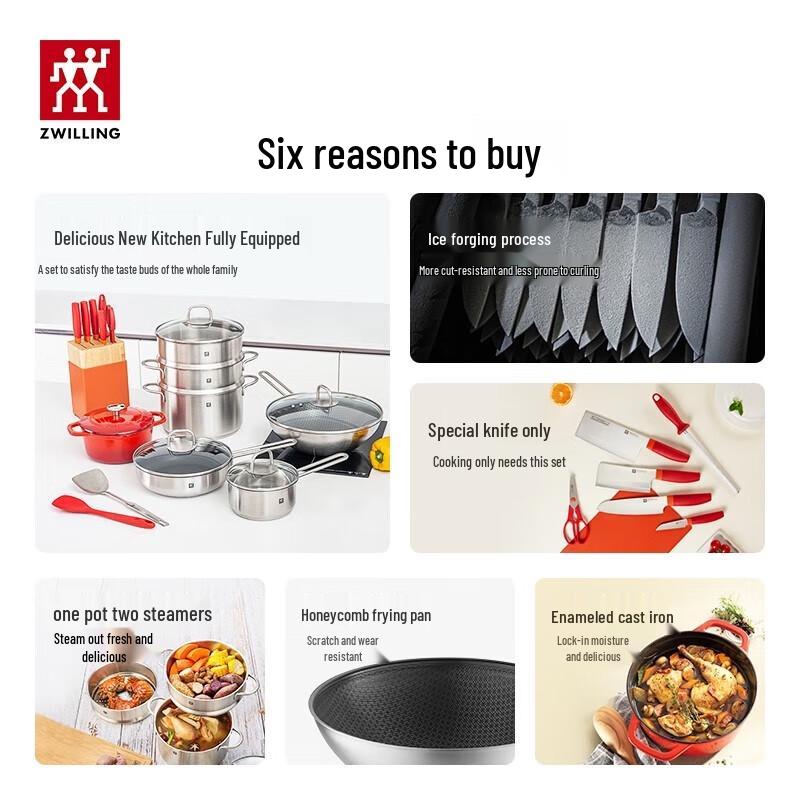 ZWILLING Anjuleye 16-Piece Cookware Set