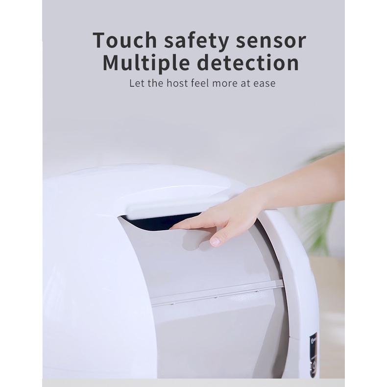 Ultra-Quiet Intelligent Automatic Closed Toilet Induction Cleaning Deodorant Cat Toilet Automatic Cat Litter Box Large New