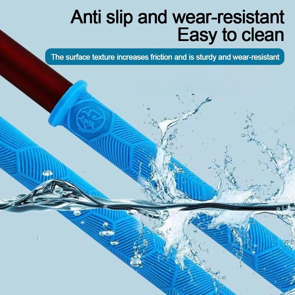 Replaceable Fishing Rod Handle Wrap Silicone Hand Pole Grips Sleeve Wrap Tube Fishing Rod Grip
