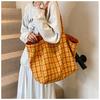 Autumn/Winter 2025 Leopard Print Canvas Tote - Large Capacity Mommy & Shopping Shoulder Bag