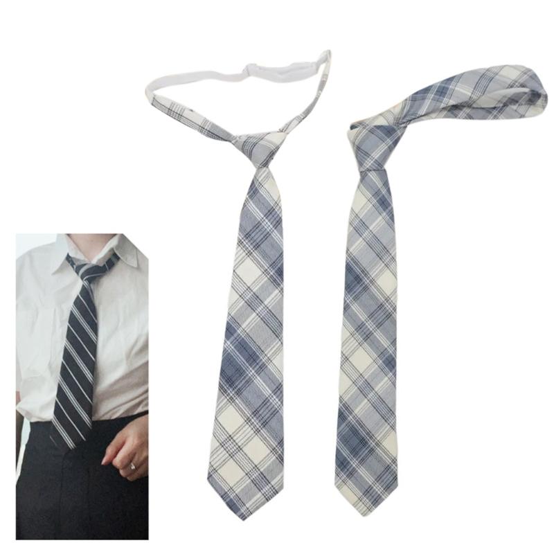 Punk Style JK Necktie Adjustable Neck Tie for Teens Girl School Uniform Bowtie Fashion Animes Costume Tie