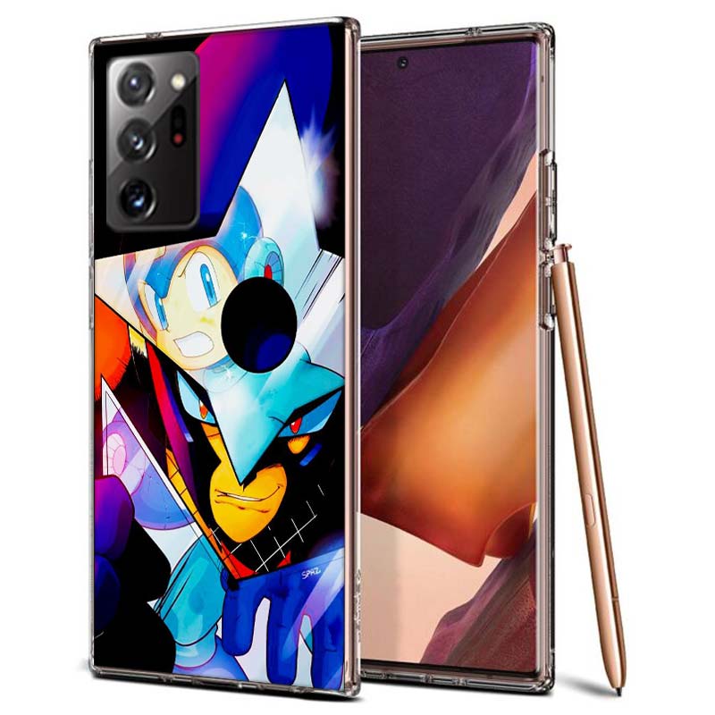 Game M-Megaman R-Rockman Phone Case for Samsung A55 A35 A25 A15 A07 A05S A16 A17 A26 A36 A37 A56 A57 Galaxy Note 20 10 A50S A71