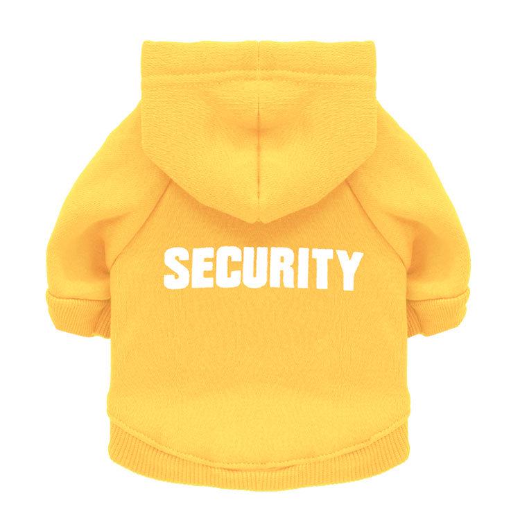 Dog & Cat Fleece Hoodie - Security Design for Autumn/Winter