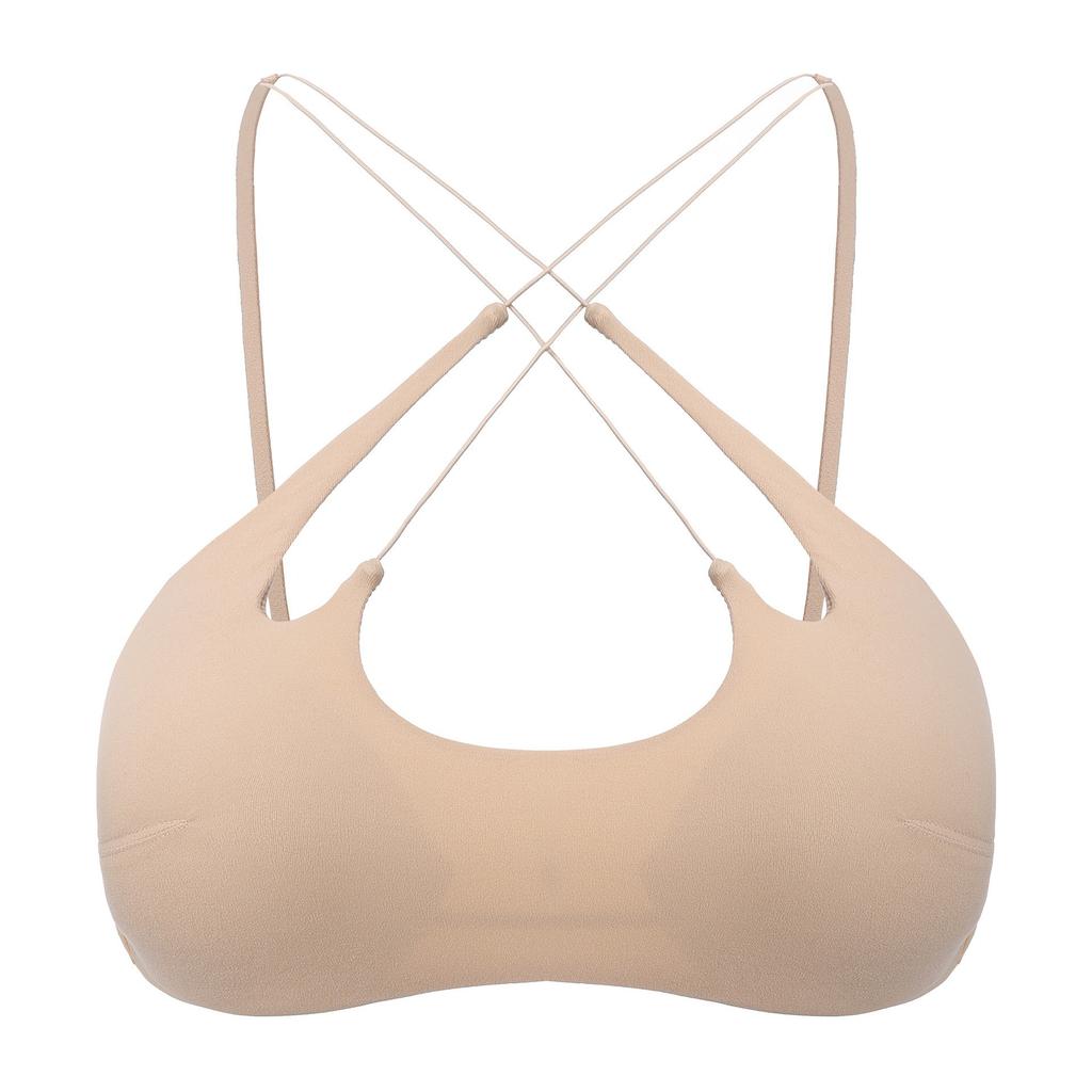 No Steel Ring, Smooth Underwear, Thin Shoulder Straps, Seamless Bra, Small Chest Gathered and Crossed, Beautiful Back Tube Top Bra.
