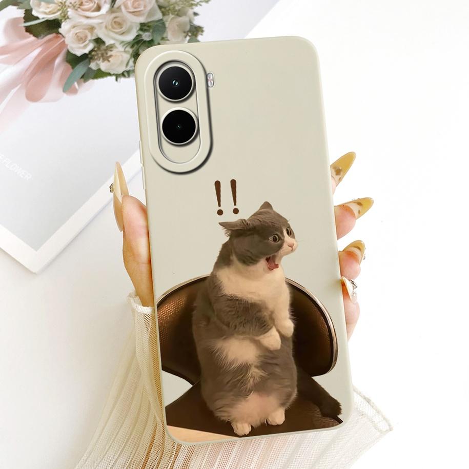 For Xiaomi Poco M7 4G Case Simple Bowknot Cartoon Cat Rabbit Soft Silicone Back Cover For Xiaomi Poco M7 Plus M7Plus PocoM7 Capa