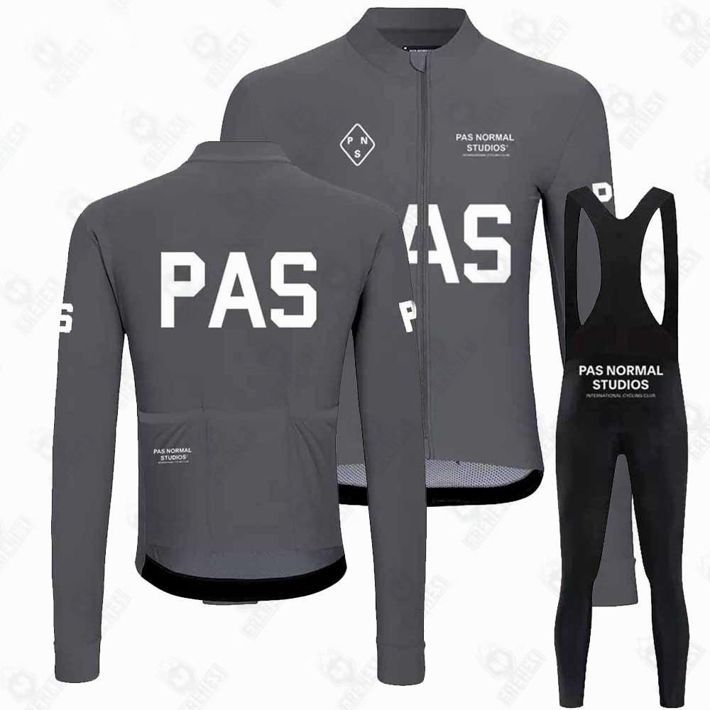 PAS fleece suit winter cycling suit long sleeve overalls trousers road bike mountain bike outdoor clothing