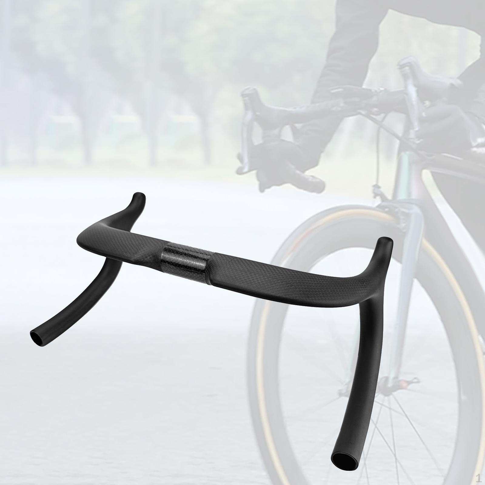 

Велосипедная ручка из углеродного волокна для трекового велоспорта, компонент велосипеда, вылет 120 мм, дорожный руль 80 мм 370MM