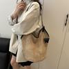 Beach Vacation Large Capacity Straw Bag Lightweight Ins Handbag Bags Korean Summer Shoulder Tote Bag