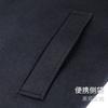 Men's Australian Mulberry Silk Thickened Long Wool Coat with Detachable Goose Down Inner