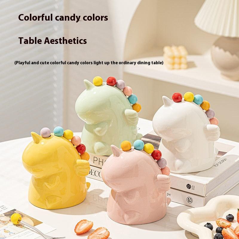 Creative Kawaii Stainless Steel Fruit Fork Cute Storage Set Fruit Fork Kitchen Storage Coffee Tea Dessert Fork Gift Set