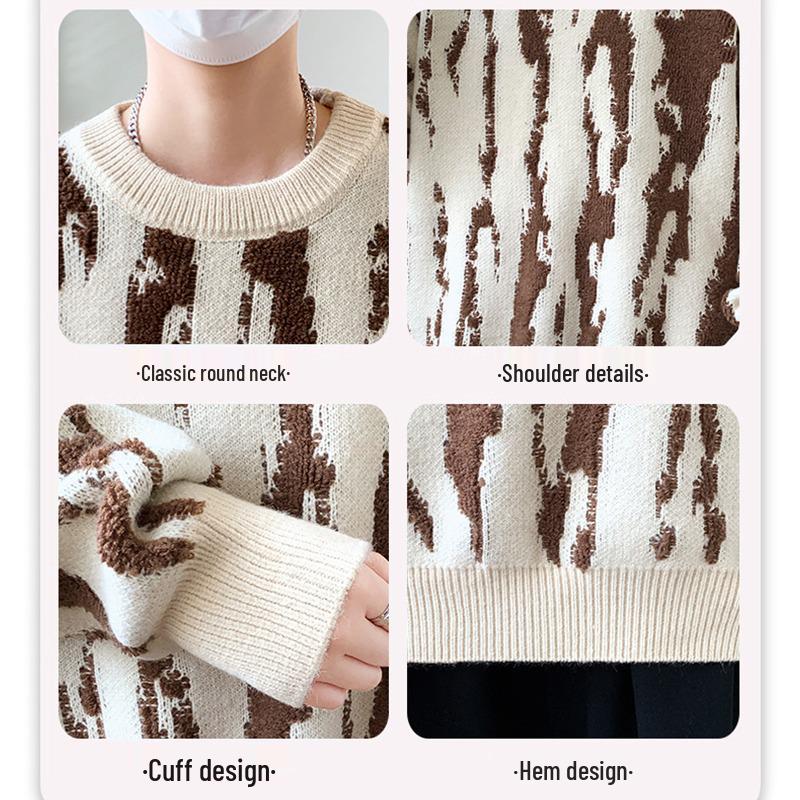 Men's High-End Trendy Sweater: New Autumn/Winter Loose Knitwear, Thick Warm Top