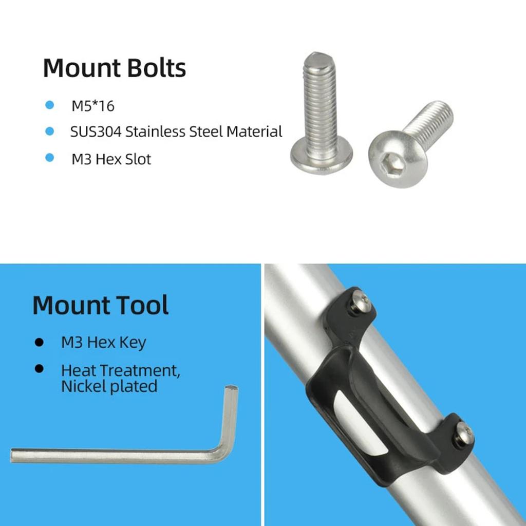 Fahrradpumpenhalter Pumpenhalterung Doppelmund Luftzylinderklemmen Fahrradpumpenhalter Halterung für Pumpen mit 2,4-2,6 cm Durchmesser
