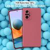 Original Liquid Silicone Phone Case For Xiaomi Redmi Note 12 11 10 Pro 11S 10S A1 10C 10A Poco X4 X3 NFC M5 M4 M3 Pro 4G 5G Shockproof Square Cover