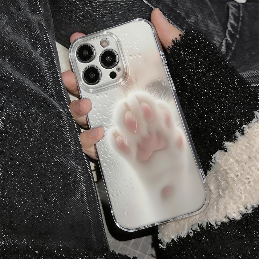 Cat Claw Phone Case For Iphone 11 Case Iphone 15 17E 13 12 14 16 Pro Max 14 Plus 17 Air 16E Soft Silicone Shockproof Cover