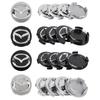 56MM Car Logo Wheel Center Hub Caps Badge Cover Sticker For Mazda Axela Demio Atenza CX CX3 CX7 CX30 CX60 CX9 2 3 4 323 MX3 MX6