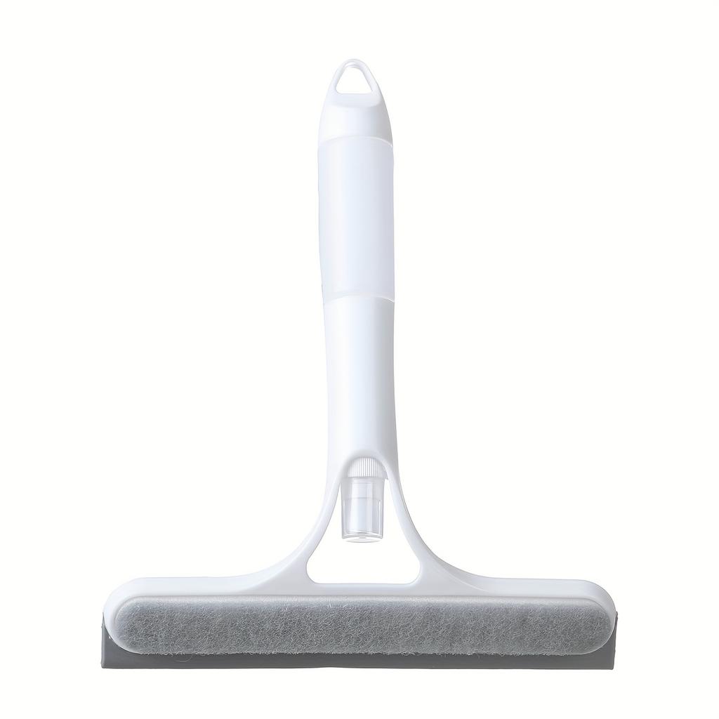 3-In-1 Multi-Functional Glass Cleaning Tool with Sprinkler, Polypropylene (PP) Plastic, for Bathroom, Kitchen, Living Room, Bedroom, Toilet