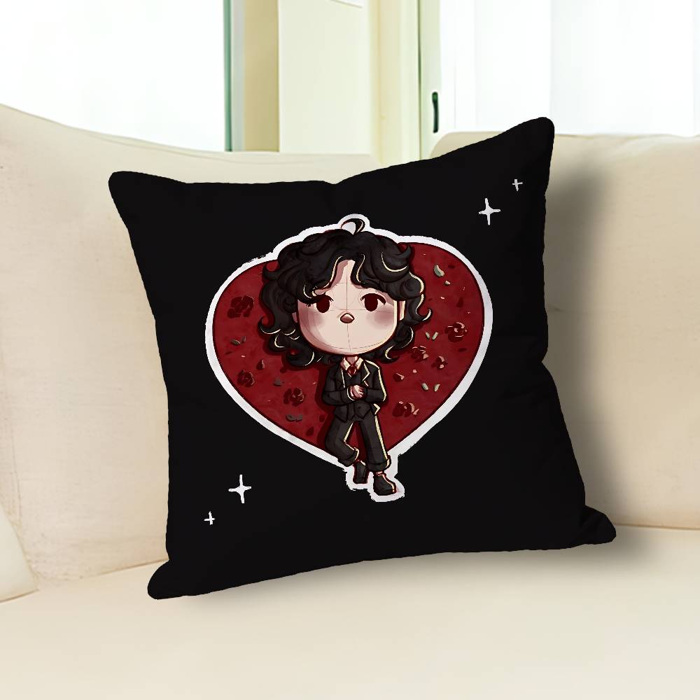 C-Conan G-Gray Wishbone Verschiedene Größen Quadratische Kissenhülle Für Auto Haus Schlafzimmer Dekor Individuelles Valentinstagsgeschenk