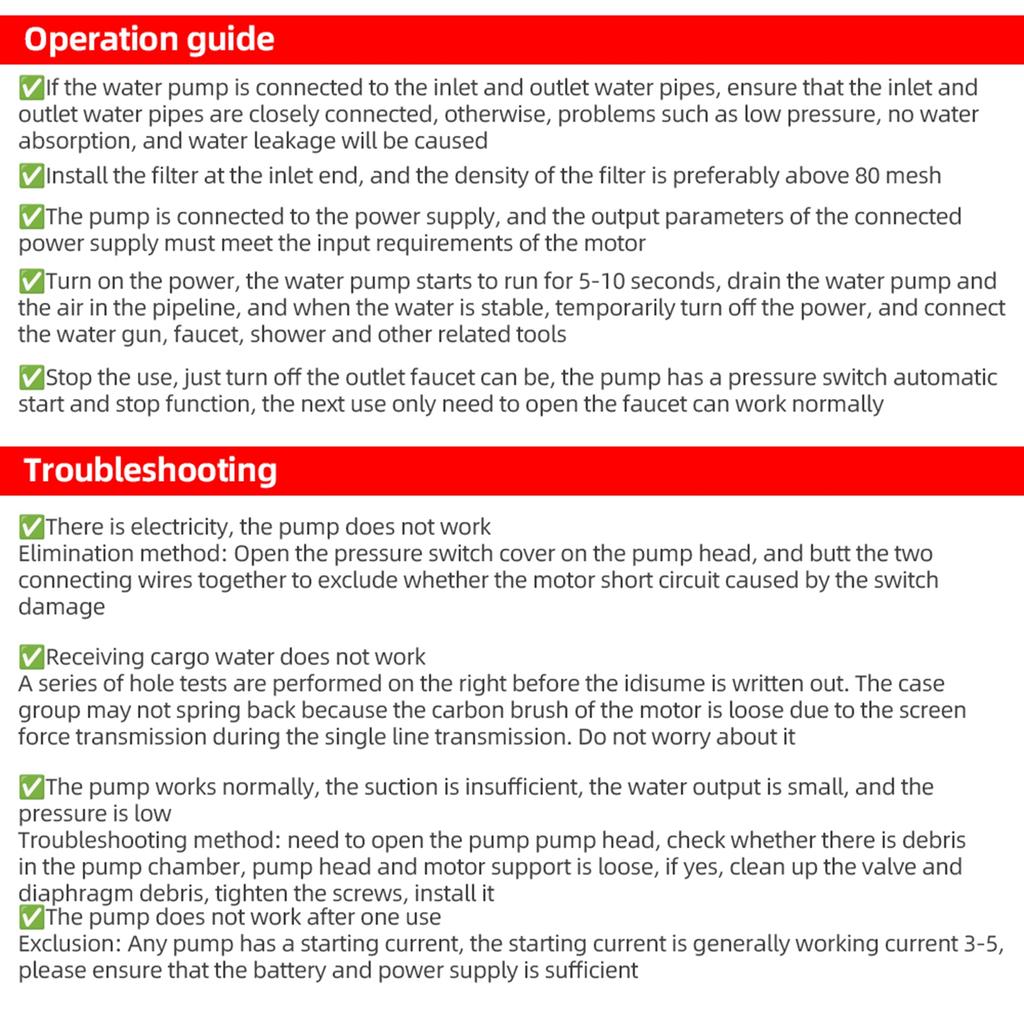 Macerator Pump for RV Self Priming Sewage Pump 3 Inch Water Inlet Double Four Leaf Blade 45L DC Electric Sewage Pump