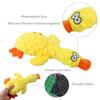 Duck Soft Plush Stuffed Raw Dog Toys for Small Puppy Dogs Interactive Squeaky Dog Bite Toy Sound Paper Chew Tooth Pet Supplier