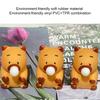 Brown Capybara Doll Pinch Music Toys Squeeze Spit Bubble Decompressio n Toy For Kids Sensory Fidget Toys Schoolbag Doll Pendant