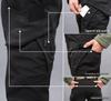Angken Men's Winter Softshell Fleece-Lined Windproof Tactical Climbing Pants