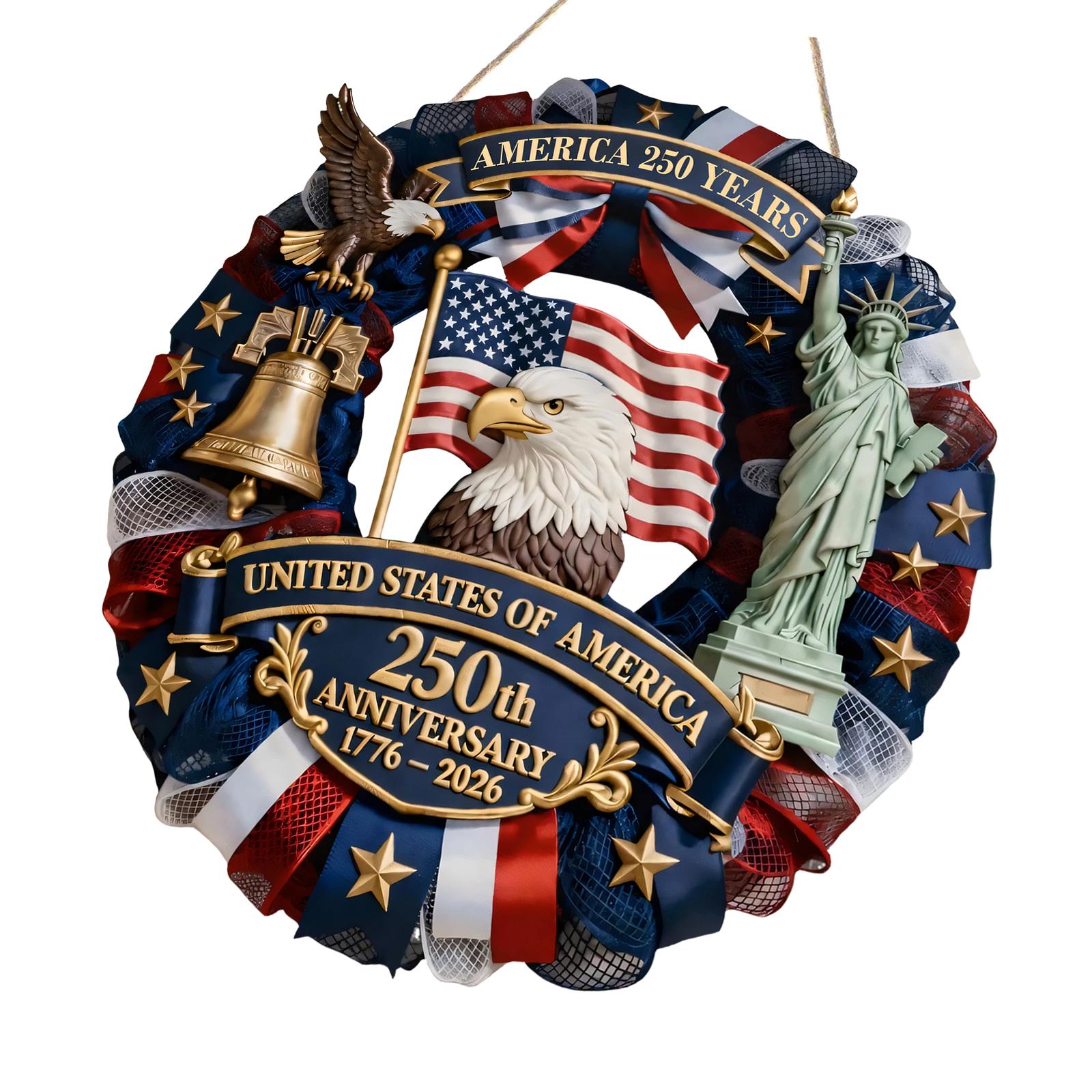 

Farmhouses Wooden 4th of July Door Hanger Sign With Patriotics Theme For Holiday Parties Decoration And Gift Giving 0.3
