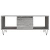  Coffee Table, Grey Sonoma Oak 90x50x36.5 Cm, Wood-based