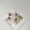 Electroplated Alloy Crystal Bow Tie Butterfly Knot for DIY Jewelry