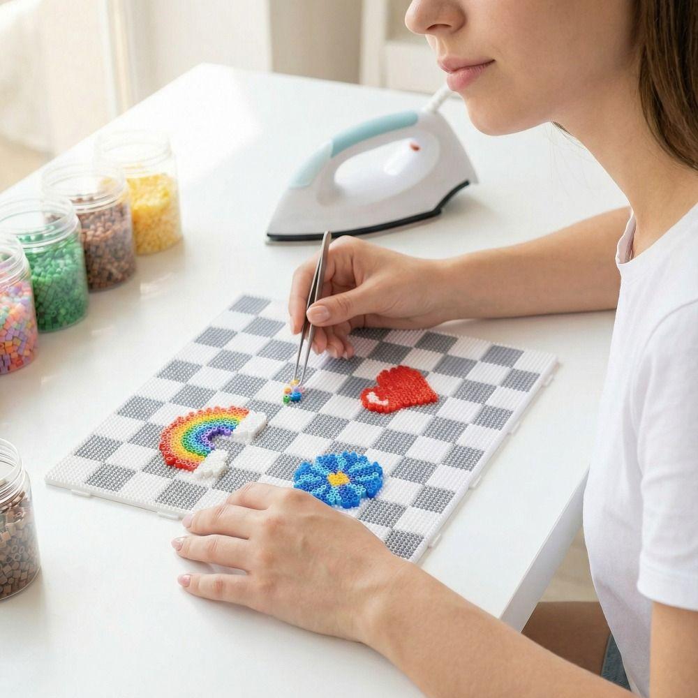 104x104 Pins Perler Beads Boards 2.6mm Beads Hama Beads Pegboards  Educational Toys