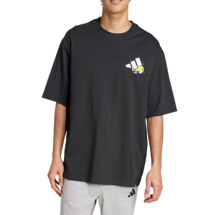 Adidas T Shirts Men's Black Crew Neck JZ3256
