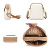 Fashion Color Blocking PU Leather Woman Mobile Phone Bag and Purses New Leisure Lady Crossbody Bag Luxury Designer Shoulder Bag