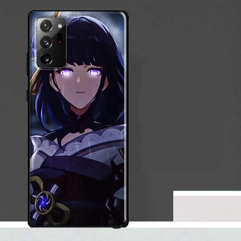 Genshin Impact Raiden Shogun Case For Samsung Galaxy S25 S24 S23 Ultra S9 S10 S20 S21 S22 Plus S23 FE S25 FE Phone Cover