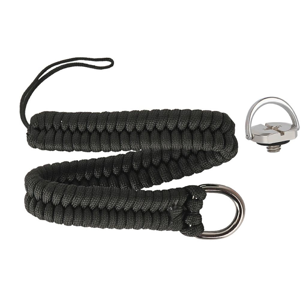 SUNNYLIFE GS039 Universelles Action-Kamera-Handgelenkband Anti-Verlust Geflochtenes Handband mit 1/4 Zoll Kohlenstoffstahl-Schraube
