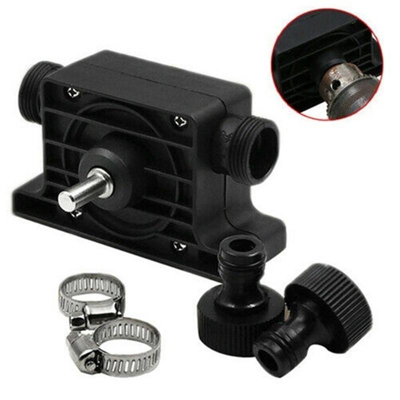 Pompa di perforazione elettrica manuale Delysia King, pompa autoadescante in miniatura, piccola pompa ad acqua per uso domestico, pompa per trapano a mano, pompa diesel