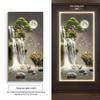 New Chinese Landscape Crystal Porcelain Wall Art