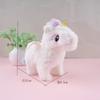 New Electric Walking Singing Little Pegasus Plush Toy Stuffed Animal Pegasus Toys 20cm Music Unicorn Toy for Kids Christmas Gifts